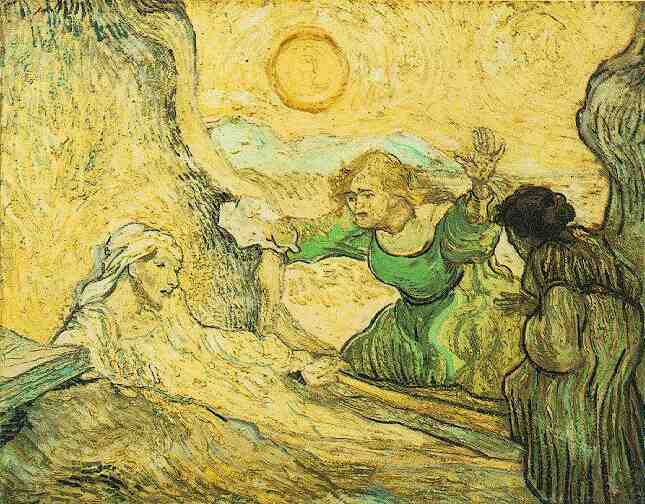 La risurrezione di Lazzaro, Vincent Van Gogh